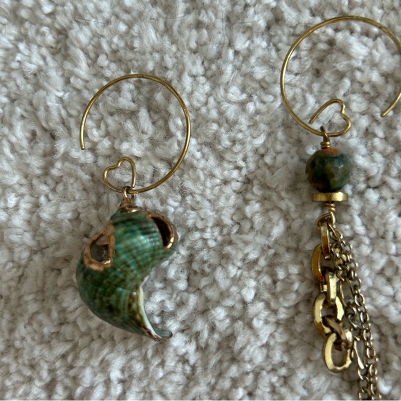 Ginger 13 Shell & Gemstone Earrings - Picture 6 of 14